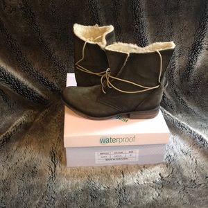 Eric Michael green suede boots